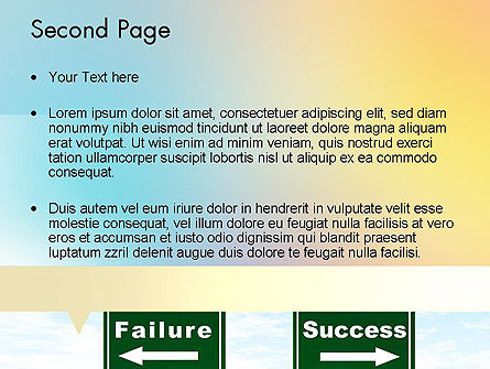 两个选项PowerPoint模板, 幻灯片 2, 11591, 商业概念 — PoweredTemplate.com