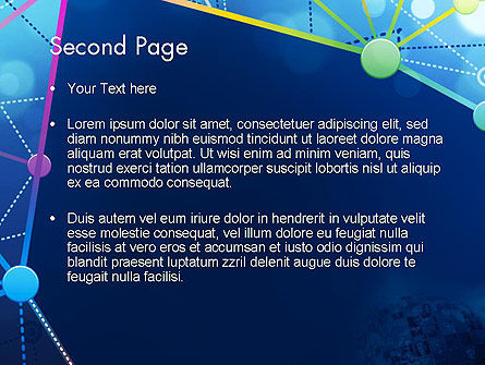 Modello PowerPoint - Concetto di rete di business, Slide 2, 11620, Concetti del Lavoro — PoweredTemplate.com