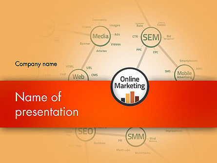 Digital Marketing PowerPoint Template, Free PowerPoint Template, 11634, Careers/Industry — PoweredTemplate.com