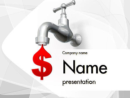 Money Leak PowerPoint Template, PowerPoint Template, 11637, Financial/Accounting — PoweredTemplate.com