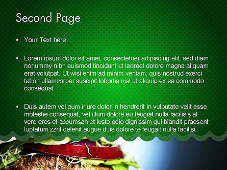 Modelo do PowerPoint - comida deliciosa, Deslizar 2, 11642, Food & Beverage — PoweredTemplate.com