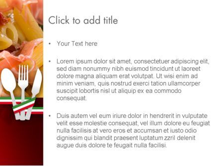 Italian Cuisine PowerPoint Template, Slide 3, 11650, Food & Beverage — PoweredTemplate.com