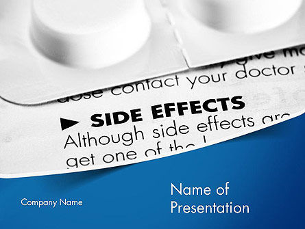 Bijwerkingen PowerPoint Template, Gratis PowerPoint-sjabloon, 11677, Medisch — PoweredTemplate.com