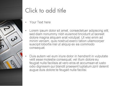 ATM Keypad PowerPoint Template, Slide 3, 11690, Technology and Science — PoweredTemplate.com