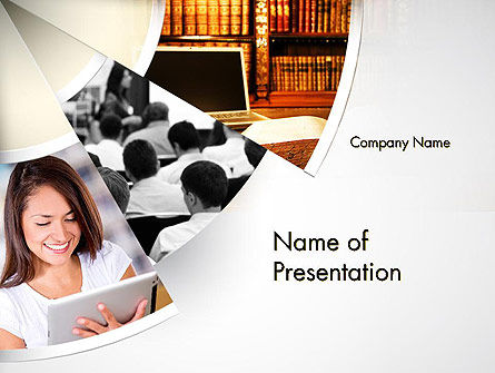 Law Onderwijs PowerPoint Template, PowerPoint-sjabloon, 11706, Education & Training — PoweredTemplate.com