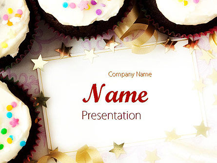 Modello PowerPoint - Invito compleanno, Modello PowerPoint, 11709, Vacanze/Occasioni Speciali — PoweredTemplate.com