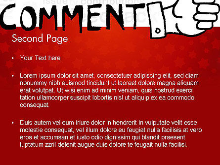 Modèle PowerPoint de commentaire social, Diapositive 2, 11724, Carrière / Industrie — PoweredTemplate.com