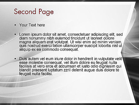 Abstrakt grau banner PowerPoint Vorlage, Folie 2, 11734, Abstrakt/Texturen — PoweredTemplate.com
