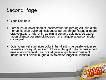 Modèle PowerPoint de thème de stratégie, Diapositive 2, 11736, Business — PoweredTemplate.com