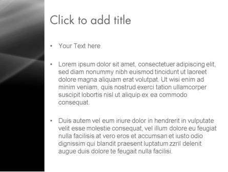 Plantilla de PowerPoint - fondo negro, Diapositiva 3, 11769, Abstracto / Texturas — PoweredTemplate.com