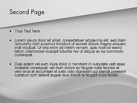Modèle PowerPoint de fantasme grise, Diapositive 2, 11784, Abstrait / Textures — PoweredTemplate.com
