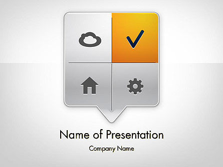 Menupointers PowerPoint Template, Gratis PowerPoint-sjabloon, 11797, Carrière/Industrie — PoweredTemplate.com