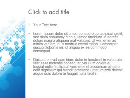 Modelo do PowerPoint - abstrato azul com células, Deslizar 3, 11814, Abstrato/Texturas — PoweredTemplate.com
