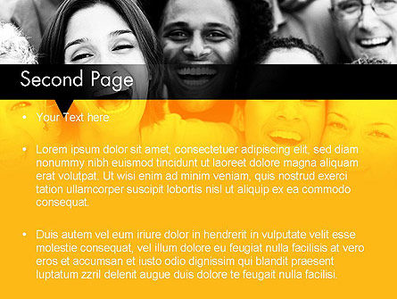 Laughing People PowerPoint Template, Slide 2, 11818, People — PoweredTemplate.com