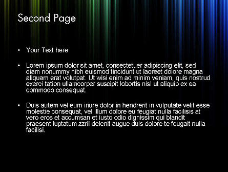 Plantilla de PowerPoint - aurora abstracta, Diapositiva 2, 11830, Abstracto / Texturas — PoweredTemplate.com