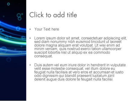 Modèle PowerPoint de thème de l'océan profond, Diapositive 3, 11834, Abstrait / Textures — PoweredTemplate.com