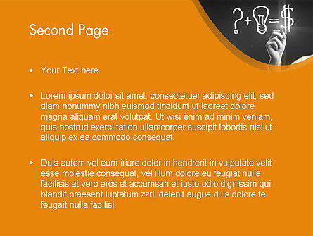 Plantilla de PowerPoint - idea de negocio rentable, Diapositiva 2, 11847, Conceptos de negocio — PoweredTemplate.com