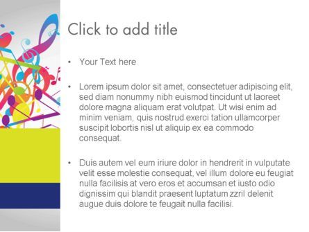 Modello PowerPoint - Melodie colorate, Slide 3, 11849, Art & Entertainment — PoweredTemplate.com