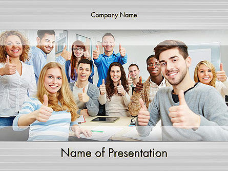 Recruitment PowerPoint Template, PowerPoint Template, 11864, Careers/Industry — PoweredTemplate.com