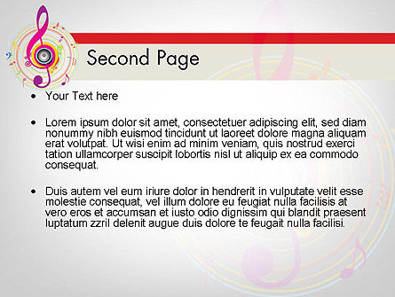 Sleutel Van De Viool PowerPoint Template, Dia 2, 11875, Art & Entertainment — PoweredTemplate.com