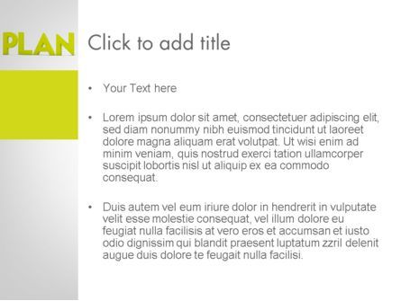 Word PLAN PowerPoint Template, Slide 3, 11882, Business Concepts — PoweredTemplate.com