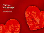 Pair of Hearts PowerPoint Template, Backgrounds | 11886 ...