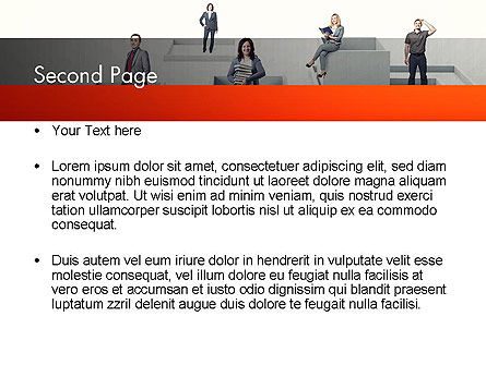 Crowdsourcing PowerPoint Template, Dia 2, 11892, Carrière/Industrie — PoweredTemplate.com