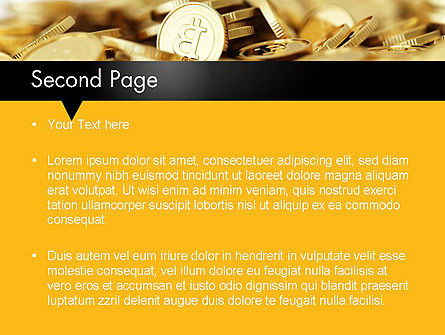 Bitcoins PowerPoint Template, Dia 2, 11914, Financieel/Boekhouding — PoweredTemplate.com