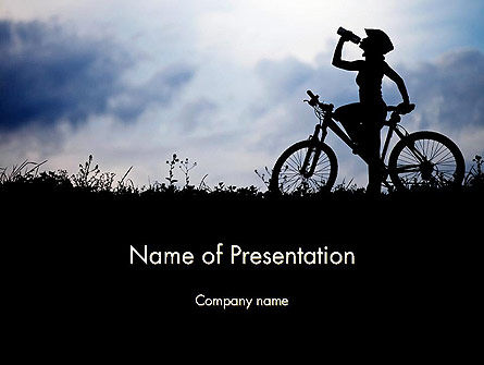Templat PowerPoint Kebiasaan Sehat, Gratis Templat PowerPoint, 11917, Olahraga — PoweredTemplate.com