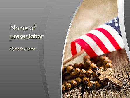 American Christianity PowerPoint Template, Free PowerPoint Template, 11922, Religious/Spiritual — PoweredTemplate.com