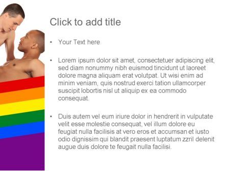 Gay Couple PowerPoint Template, Slide 3, 11926, People — PoweredTemplate.com