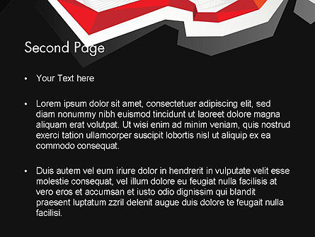 Modèle PowerPoint de polylignes, Diapositive 2, 11928, Abstrait / Textures — PoweredTemplate.com