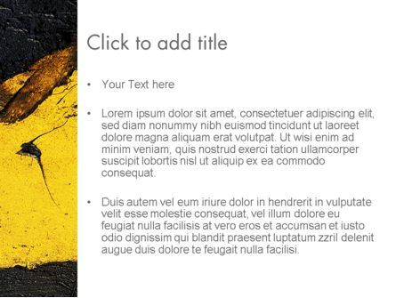Modelo do PowerPoint - pintado gesso parede textura, Deslizar 3, 11932, Abstrato/Texturas — PoweredTemplate.com