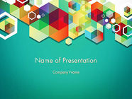 Bright Geometric Background PowerPoint Template, Backgrounds | 11936 ...