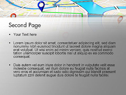 Navigation Points PowerPoint Template, Slide 2, 11959, Careers/Industry — PoweredTemplate.com