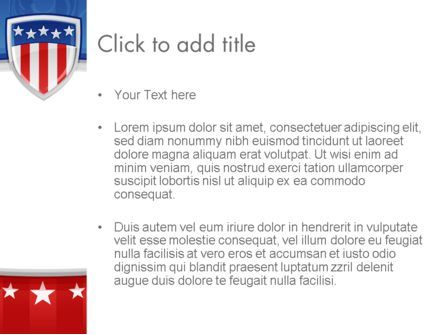 Patriotic Background PowerPoint Template, Slide 3, 11971, America — PoweredTemplate.com