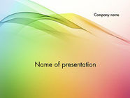 Pastel Colors Wave Background Powerpoint Template, Backgrounds 