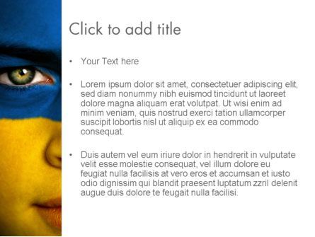 乌克兰国旗PowerPoint模板, 幻灯片 3, 11993, 国旗/国际 — PoweredTemplate.com