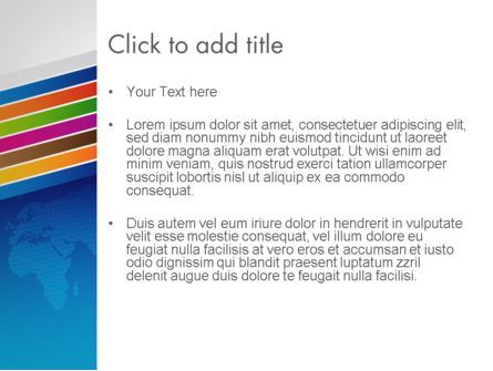 Modello PowerPoint - Mondo colorato, Slide 3, 12013, Mondiale — PoweredTemplate.com