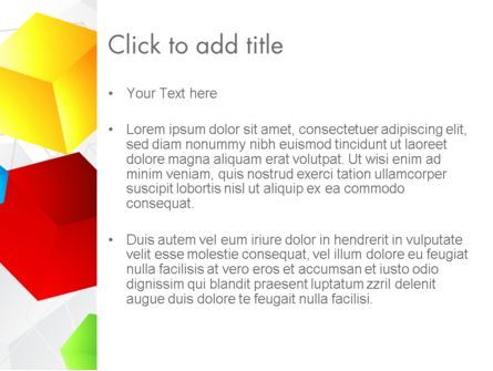 Modello PowerPoint - Cubi variopinti, Slide 3, 12021, Astratto/Texture — PoweredTemplate.com