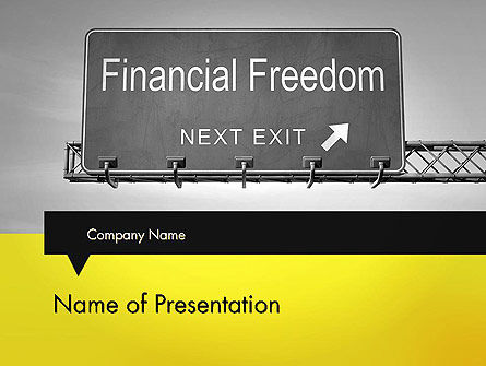 Templat PowerPoint Bantuan Keuangan, 12038, Finansial/Akuntansi — PoweredTemplate.com