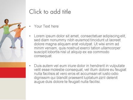 Modello PowerPoint - Mattina yoga, Slide 3, 12051, Persone — PoweredTemplate.com