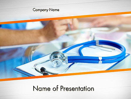 Modello PowerPoint - Assistenza sanitaria, 12065, Medico — PoweredTemplate.com