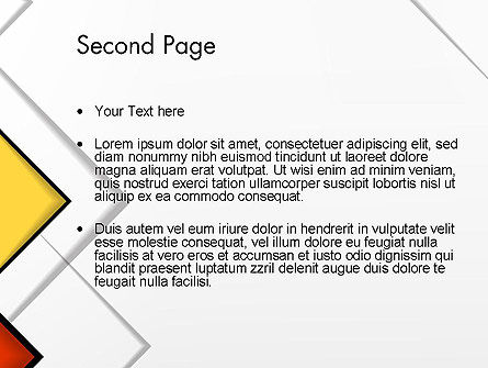 Farbige quadrate PowerPoint Vorlage, Folie 2, 12067, Abstrakt/Texturen — PoweredTemplate.com