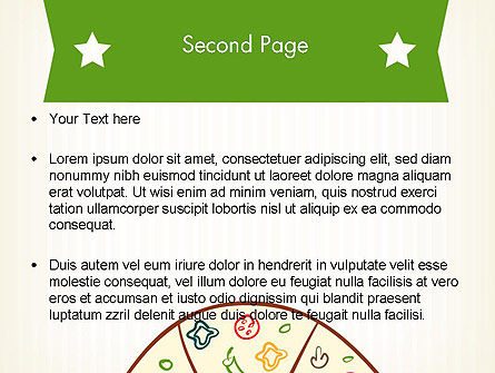 Pizza Illustration PowerPoint Template, Slide 2, 12068, Food & Beverage — PoweredTemplate.com