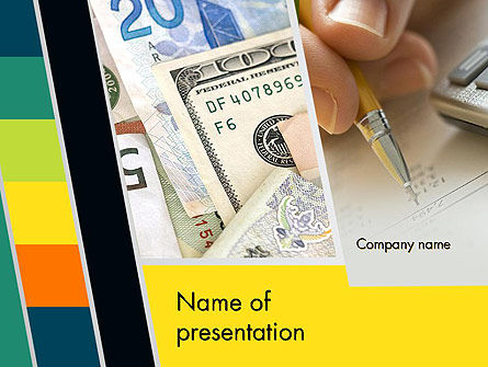 Bookkeeping Thema PowerPoint Template, Gratis PowerPoint-sjabloon, 12076, Financieel/Boekhouding — PoweredTemplate.com