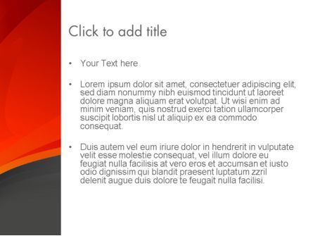 Modèle PowerPoint de rouge et gris, Diapositive 3, 12081, Abstrait / Textures — PoweredTemplate.com