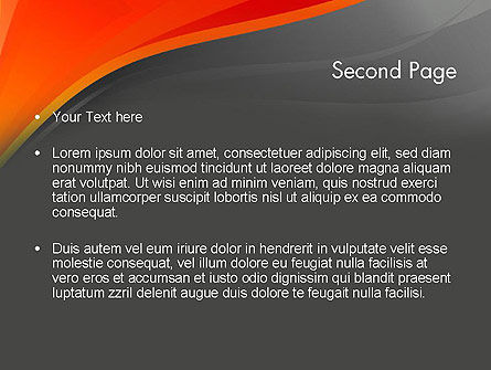 Modèle PowerPoint de rouge et gris, Diapositive 2, 12081, Abstrait / Textures — PoweredTemplate.com