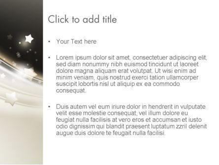 Modello PowerPoint - Stelle sul tema di colore grigio, Slide 3, 12083, Vacanze/Occasioni Speciali — PoweredTemplate.com