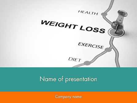 Weight Loss Basics PowerPoint Template, 12087, Medical — PoweredTemplate.com